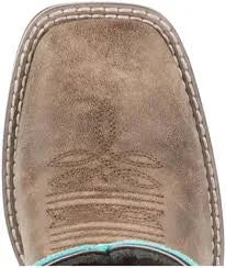 Smoky Mountain Turquoise/Brown Rustic Rider Kids Boot