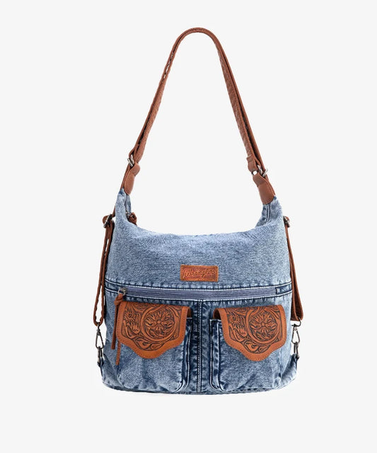 Denim Hobo Bag