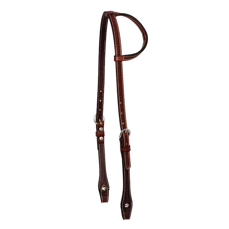 Single Ear Spider Stamp 5/8" Headstall