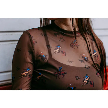 Chocolate Brand Mesh Shirt