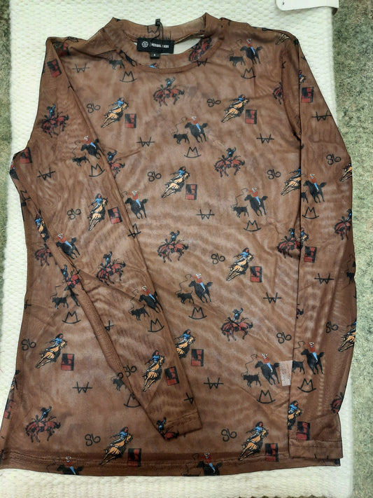 Chocolate Brand Mesh Shirt