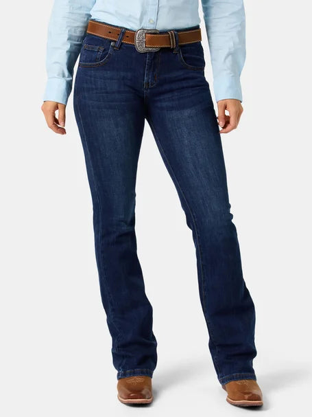 CC Western Womens Dark Wash Signature Hybrid Jean