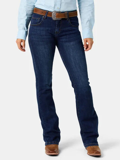 CC Western Womens Dark Wash Signature Hybrid Jean