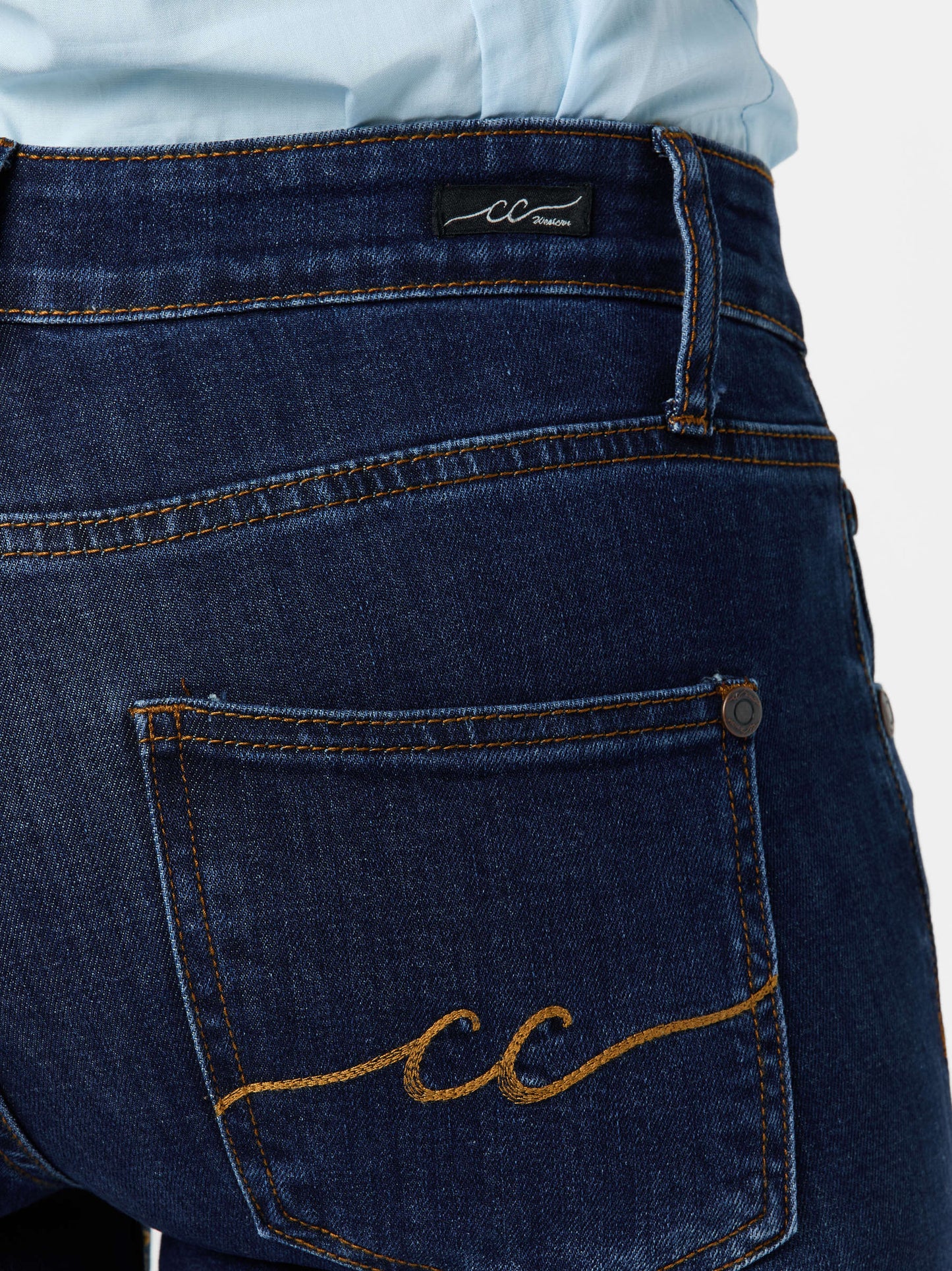 CC Western Womens Dark Wash Signature Hybrid Jean