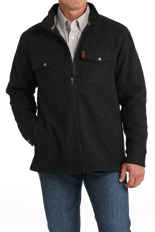 Mens Cinch Black Brushed Jacket