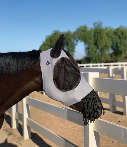 PC Nose Fringe Fly Mask