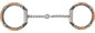 D-Ring Floral Twisted D-Ring Snaffle