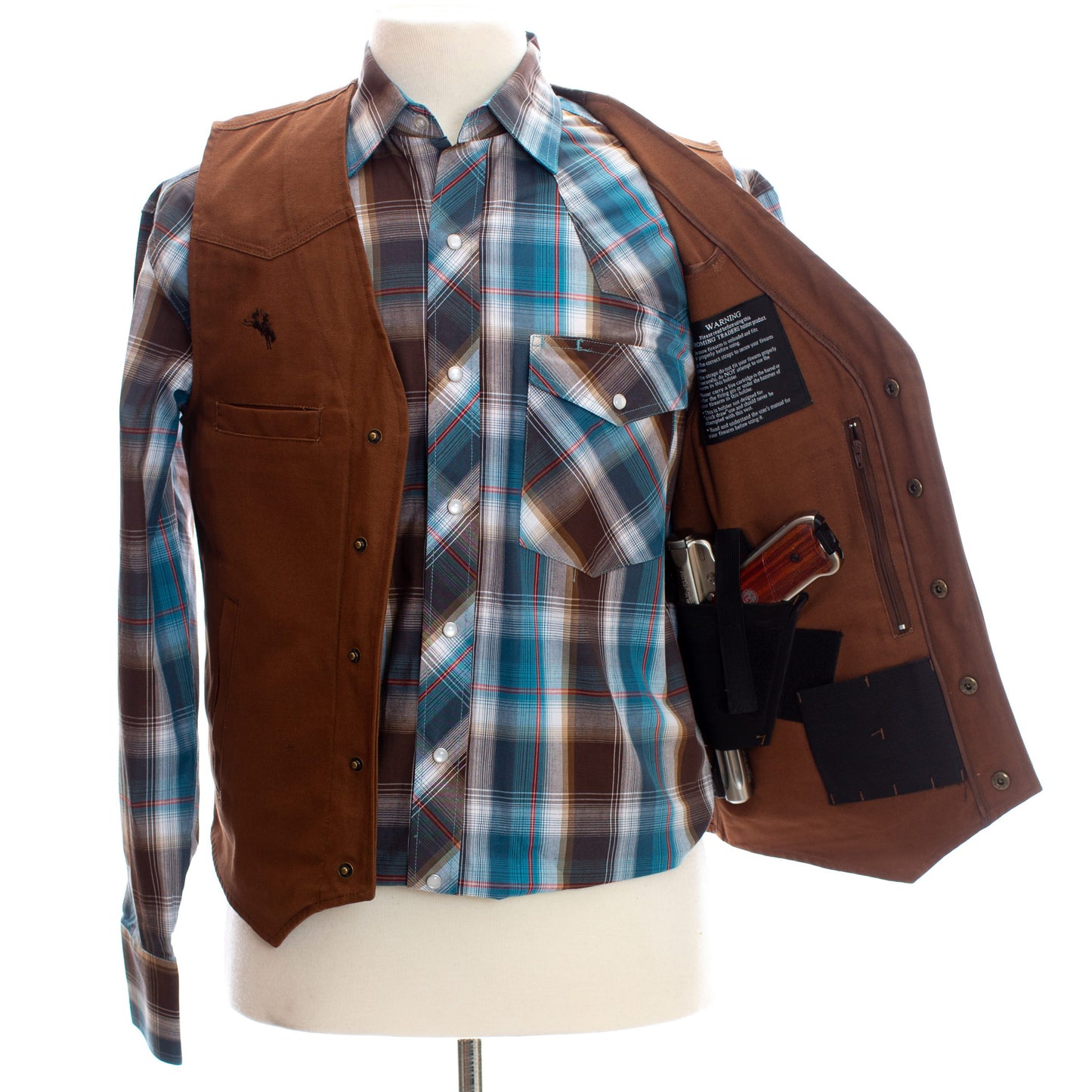Texas Canvas Conceal Carry Vest