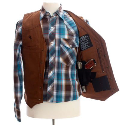 Texas Canvas Conceal Carry Vest