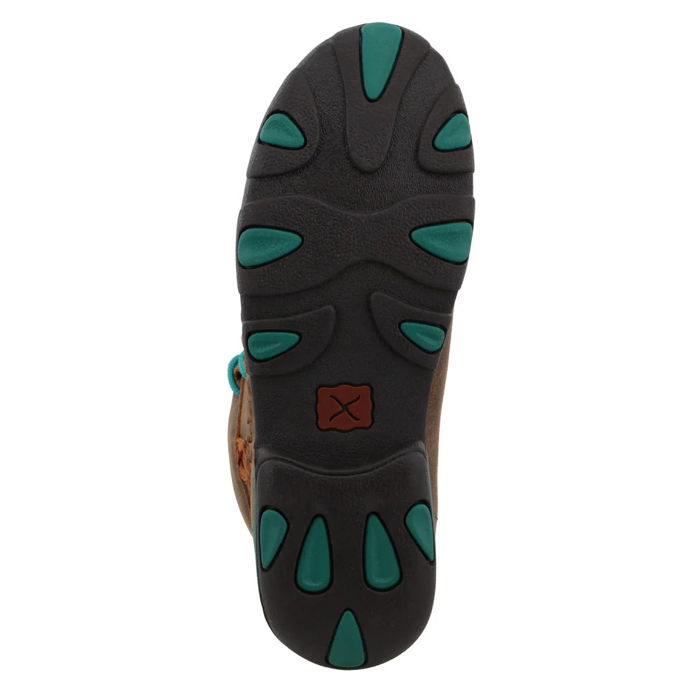 Turquoise Braid Chukka Sz 6
