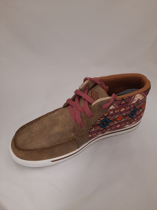 Mauve & Multi High-top Loper